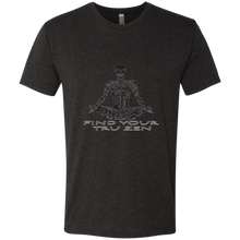 Load image into Gallery viewer, Find Your Tru Zen Skully ~ Men&#39;s Triblend T-Shirt - Tru Zen Wear