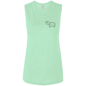 B8803 Ladies' Flowy Muscle Tank - Tru Zen Wear