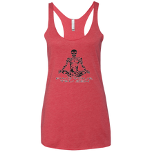 Load image into Gallery viewer, Find Your Tru Zen Skully ~ Ladies&#39; Triblend Racerback Tank - Tru Zen Wear