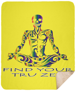 Find Your Tru Zen ~ SHM Sherpa Blanket - 50x60 - Tru Zen Wear