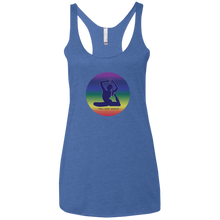 Load image into Gallery viewer, Yoga Sun Luv ~ Ladies&#39; Triblend Racerback Tank - Tru Zen Wear