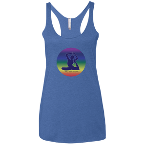 Yoga Sun Luv ~ Ladies' Triblend Racerback Tank - Tru Zen Wear
