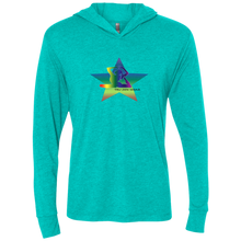 Load image into Gallery viewer, Yoga Star Special Luv ~ Ladies Triblend LS Hooded T-Shirt - Tru Zen Wear