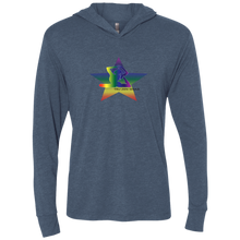 Load image into Gallery viewer, Yoga Star Special Luv ~ Ladies Triblend LS Hooded T-Shirt - Tru Zen Wear