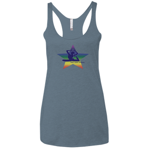 Yoga Star Luv ~ Ladies' Triblend Racerback Tank - Tru Zen Wear