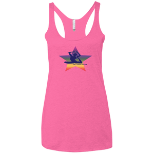 Yoga Star Luv ~ Ladies' Triblend Racerback Tank - Tru Zen Wear