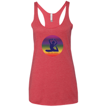Load image into Gallery viewer, Yoga Sun Luv ~ Ladies&#39; Triblend Racerback Tank - Tru Zen Wear