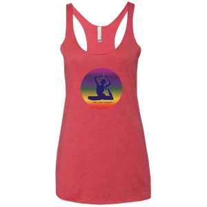 Yoga Sun Luv ~ Ladies' Triblend Racerback Tank - Tru Zen Wear
