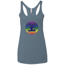Load image into Gallery viewer, Yoga Sun Luv ~ Ladies&#39; Triblend Racerback Tank - Tru Zen Wear