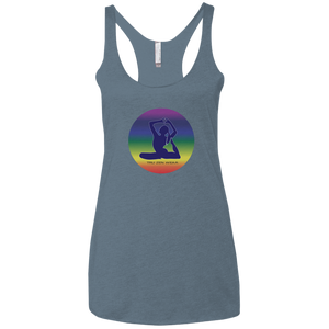 Yoga Sun Luv ~ Ladies' Triblend Racerback Tank - Tru Zen Wear