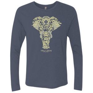 Tru Zen Vintage ~ Men's Triblend LS Crew - Tru Zen Wear