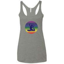 Load image into Gallery viewer, Yoga Sun Luv ~ Ladies&#39; Triblend Racerback Tank - Tru Zen Wear