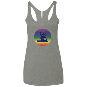 Yoga Sun Luv ~ Ladies' Triblend Racerback Tank - Tru Zen Wear