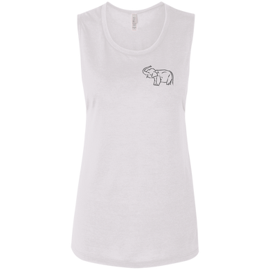 B8803 Ladies' Flowy Muscle Tank - Tru Zen Wear