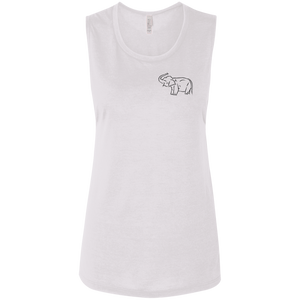 B8803 Ladies' Flowy Muscle Tank - Tru Zen Wear