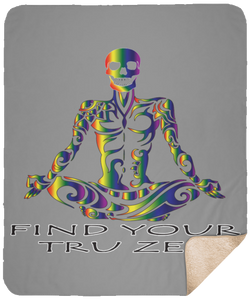 Find Your Tru Zen ~ SHM Sherpa Blanket - 50x60 - Tru Zen Wear