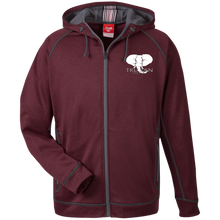 Load image into Gallery viewer, Tru Zen Wear ~ Men&#39;s Heathered Performance Hooded Jacket - Tru Zen Wear