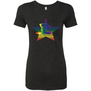 Yoga Star Special Luv ~ Ladies' Triblend T-Shirt - Tru Zen Wear