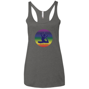 Yoga Sun Luv ~ Ladies' Triblend Racerback Tank - Tru Zen Wear