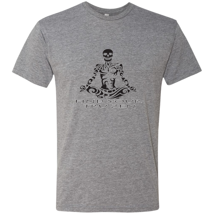 Find Your Tru Zen Skully ~ Men's Triblend T-Shirt - Tru Zen Wear