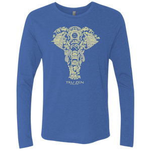 Tru Zen Vintage ~ Men's Triblend LS Crew - Tru Zen Wear