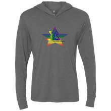 Load image into Gallery viewer, Yoga Star Special Luv ~ Ladies Triblend LS Hooded T-Shirt - Tru Zen Wear