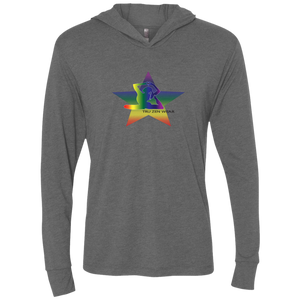 Yoga Star Special Luv ~ Ladies Triblend LS Hooded T-Shirt - Tru Zen Wear