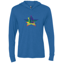 Load image into Gallery viewer, Yoga Star Special Luv ~ Ladies Triblend LS Hooded T-Shirt - Tru Zen Wear
