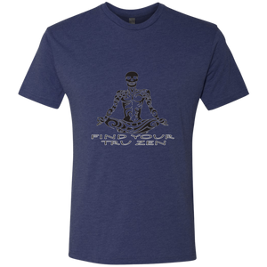 Find Your Tru Zen Skully ~ Men's Triblend T-Shirt - Tru Zen Wear