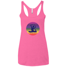 Load image into Gallery viewer, Yoga Sun Luv ~ Ladies&#39; Triblend Racerback Tank - Tru Zen Wear