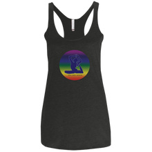 Load image into Gallery viewer, Yoga Sun Luv ~ Ladies&#39; Triblend Racerback Tank - Tru Zen Wear