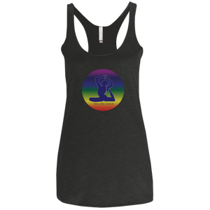 Yoga Sun Luv ~ Ladies' Triblend Racerback Tank - Tru Zen Wear