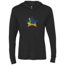 Load image into Gallery viewer, Yoga Star Special Luv ~ Ladies Triblend LS Hooded T-Shirt - Tru Zen Wear