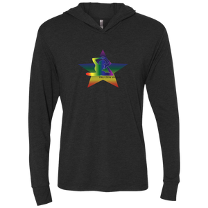 Yoga Star Special Luv ~ Ladies Triblend LS Hooded T-Shirt - Tru Zen Wear