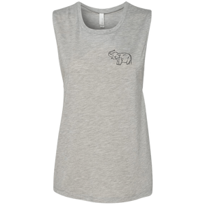 B8803 Ladies' Flowy Muscle Tank - Tru Zen Wear