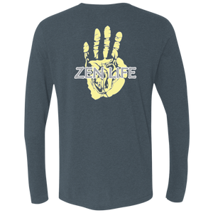 Tru Zen Vintage ~ Men's Triblend LS Crew - Tru Zen Wear
