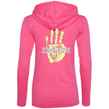 Load image into Gallery viewer, Tru Zen Vintage ~ Ladies&#39; LS T-Shirt Hoodie - Tru Zen Wear
