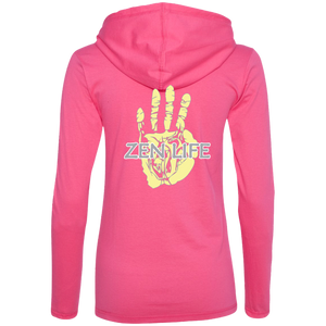 Tru Zen Vintage ~ Ladies' LS T-Shirt Hoodie - Tru Zen Wear