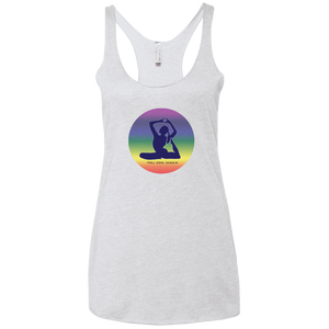 Yoga Sun Luv ~ Ladies' Triblend Racerback Tank - Tru Zen Wear