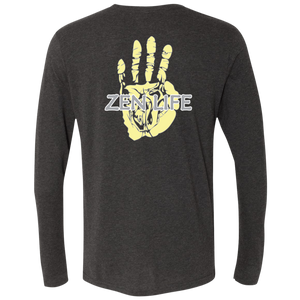 Tru Zen Vintage ~ Men's Triblend LS Crew - Tru Zen Wear