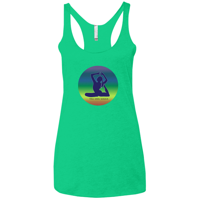 Yoga Sun Luv ~ Ladies' Triblend Racerback Tank - Tru Zen Wear