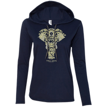 Load image into Gallery viewer, Tru Zen Vintage ~ Ladies&#39; LS T-Shirt Hoodie - Tru Zen Wear