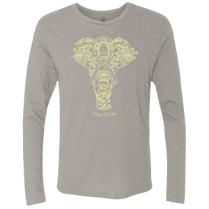 Tru Zen Vintage ~ Men's Triblend LS Crew - Tru Zen Wear
