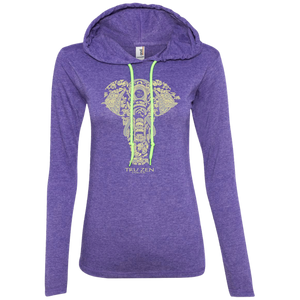 Tru Zen Vintage ~ Ladies' LS T-Shirt Hoodie - Tru Zen Wear