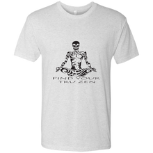 Load image into Gallery viewer, Find Your Tru Zen Skully ~ Men&#39;s Triblend T-Shirt - Tru Zen Wear