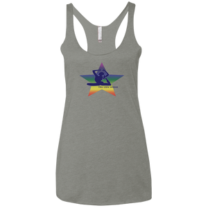 Yoga Star Luv ~ Ladies' Triblend Racerback Tank - Tru Zen Wear