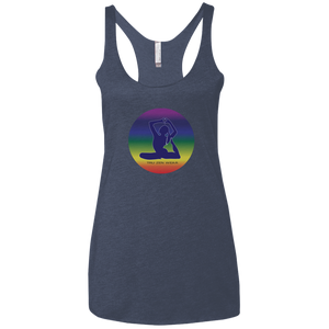 Yoga Sun Luv ~ Ladies' Triblend Racerback Tank - Tru Zen Wear