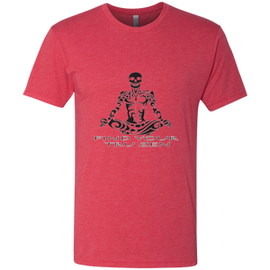 Find Your Tru Zen Skully ~ Men's Triblend T-Shirt - Tru Zen Wear