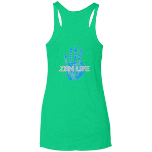Tru Zen / Tru Life ~ Ladies' Triblend Racerback Tank - Tru Zen Wear