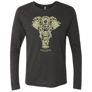 Tru Zen Vintage ~ Men's Triblend LS Crew - Tru Zen Wear